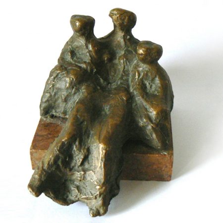 Csikai Márta - Forrás, bronz, 1975